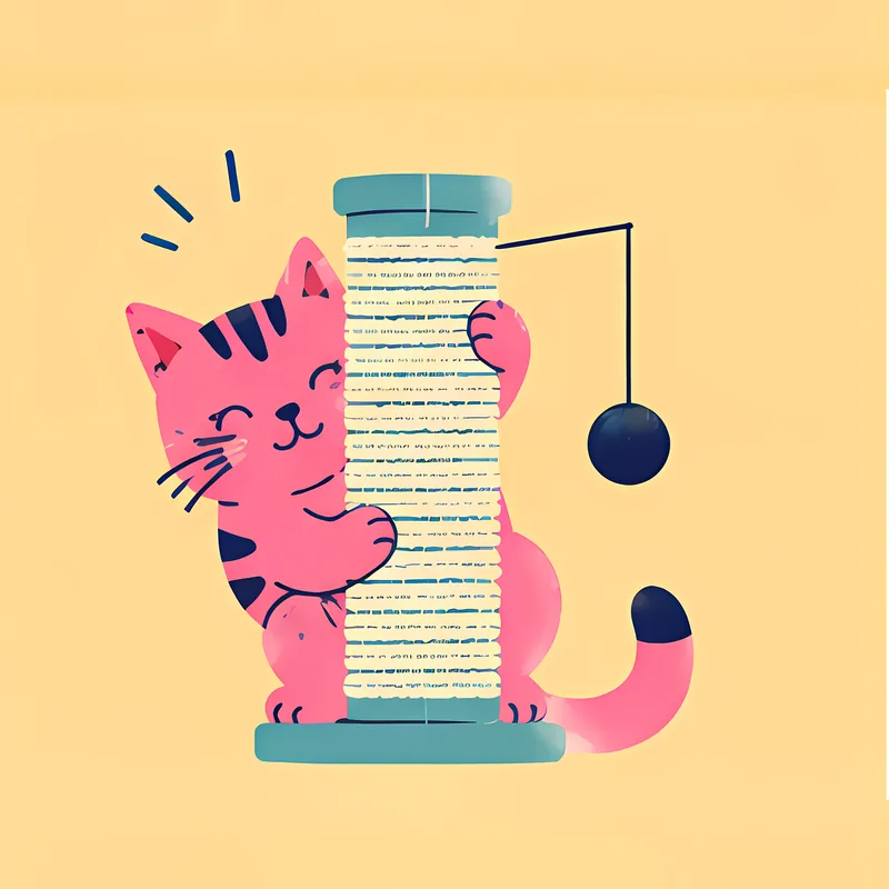 Cats At Play illustration 2