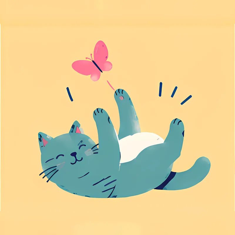 Cats At Play illustration 3
