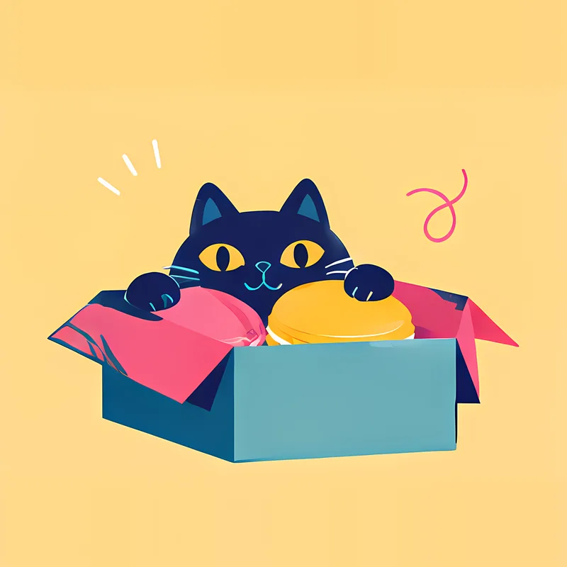 Cats & Macarons illustration 4