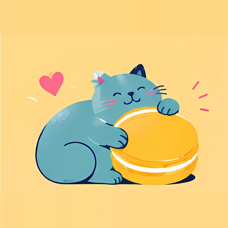 Cats & Macarons illustration 6