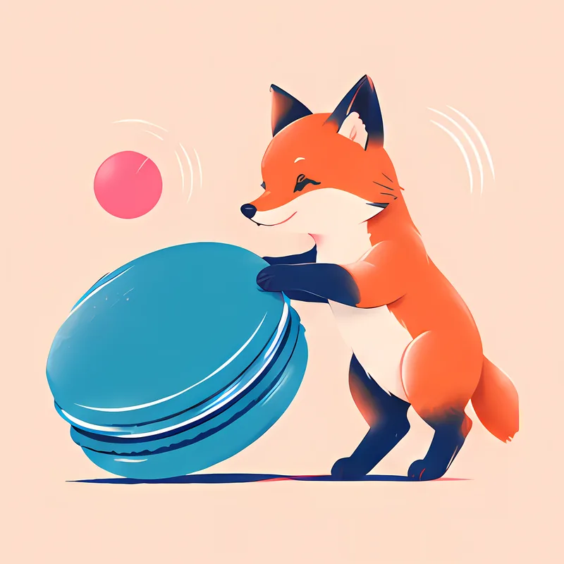 Forest Friends & Macarons illustration 3