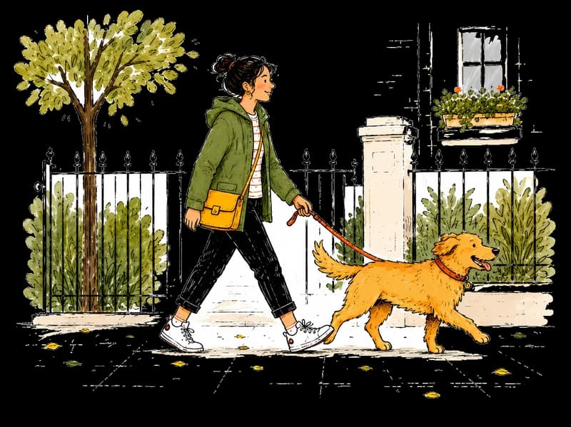 Good Dogs, Busy People illustration