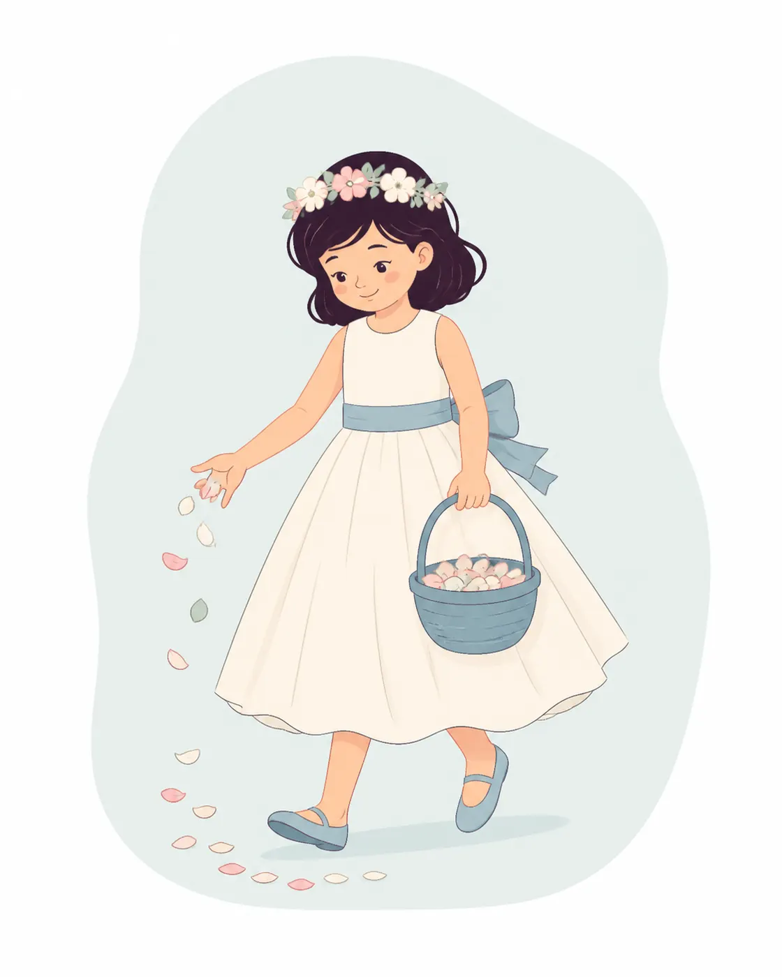 The First Petals, Flat style