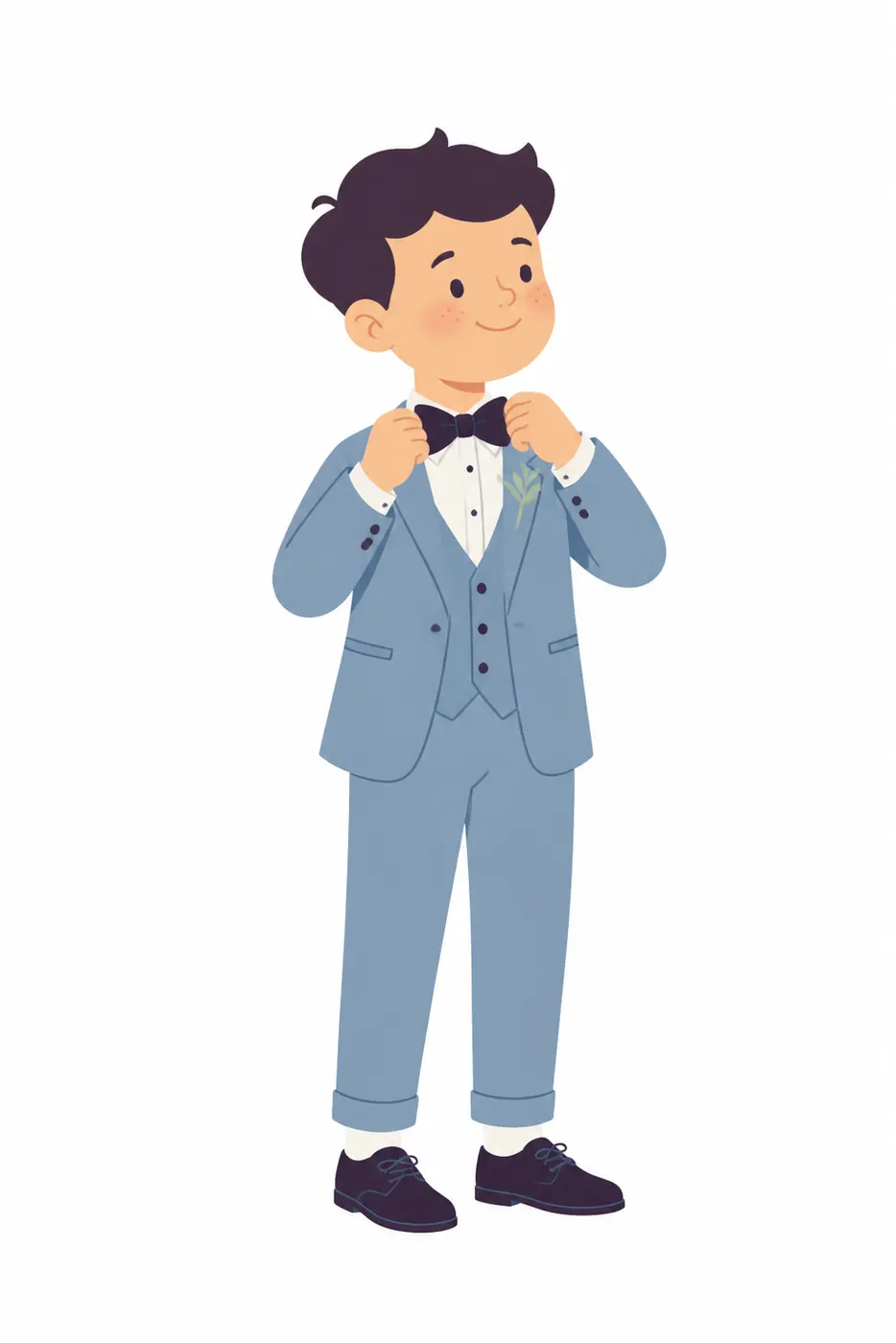 The Crooked Bow Tie, Flat style