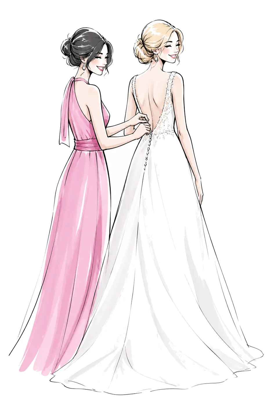 Fastening the Dress, Fashion style