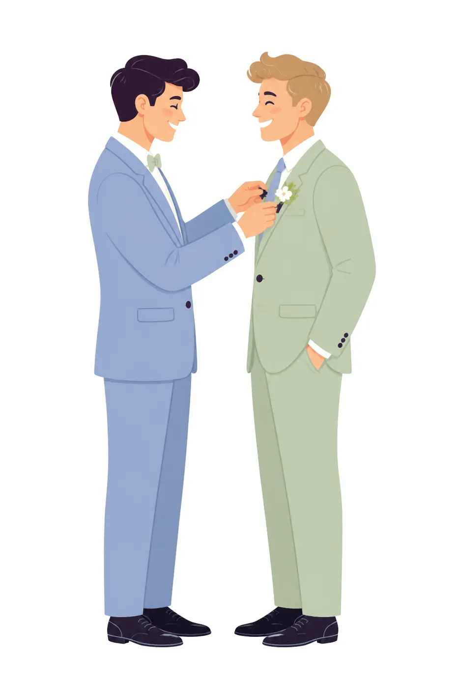 Pinning the Buttonhole, Flat style