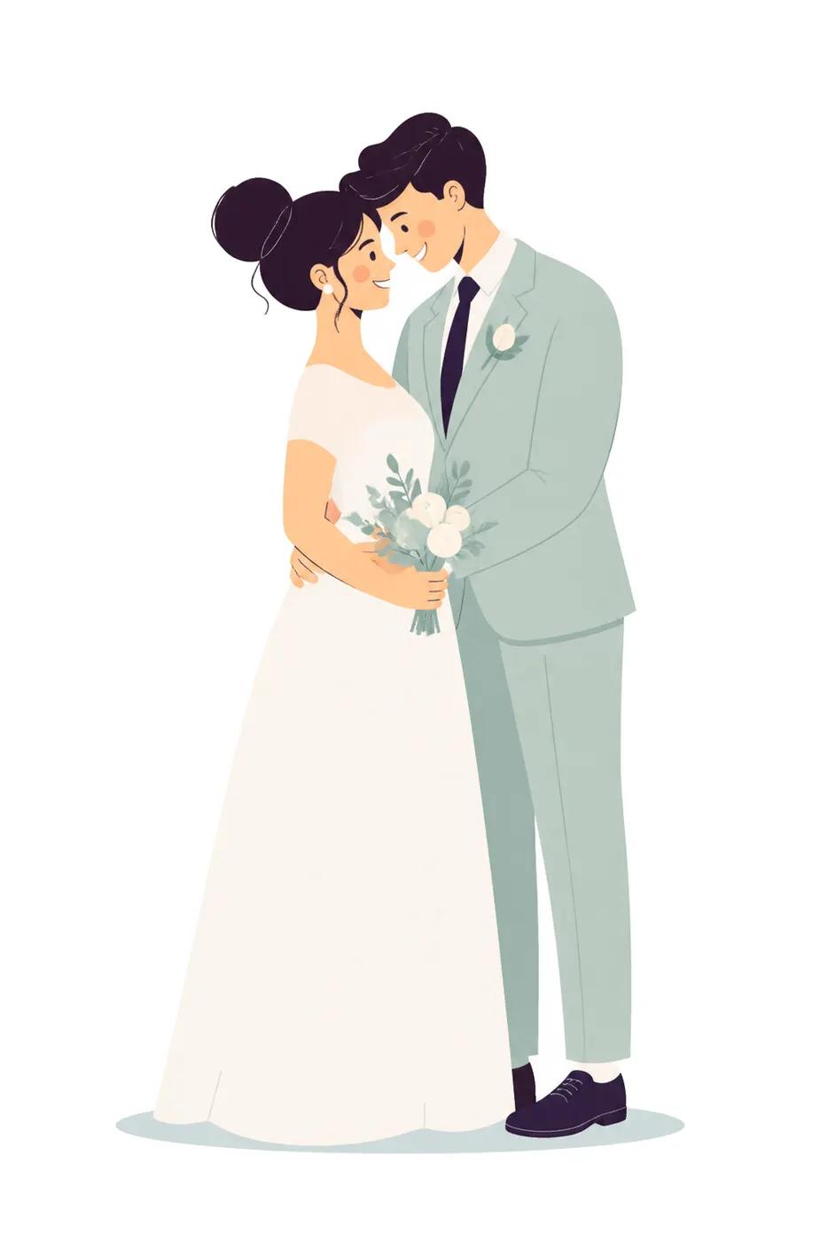 Forehead-to-Forehead, Flat style