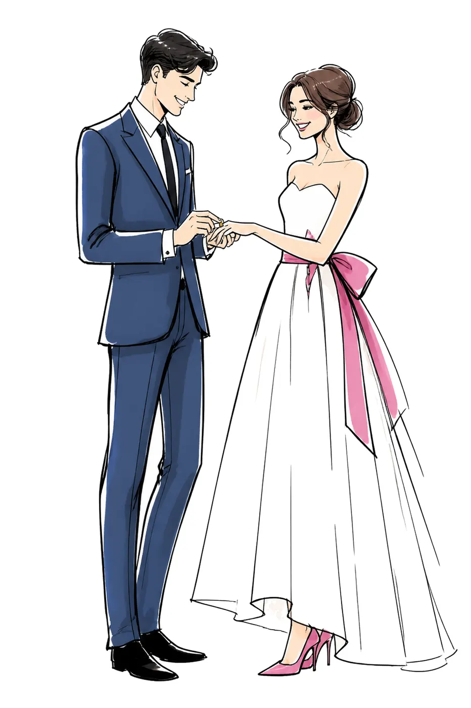 Exchanging Rings, Fashion style