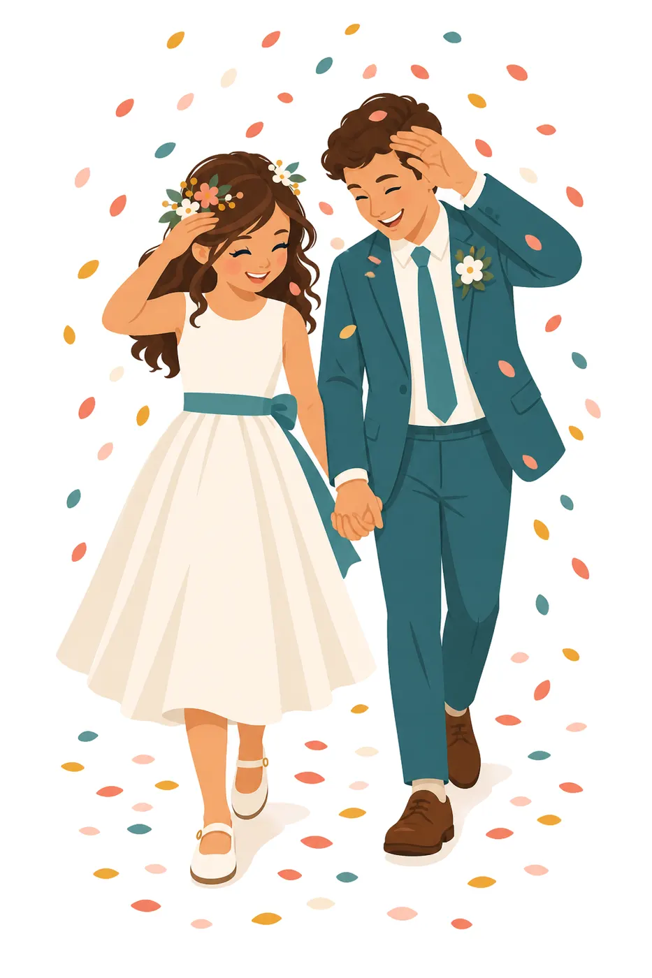 Confetti Walk, Graphical style