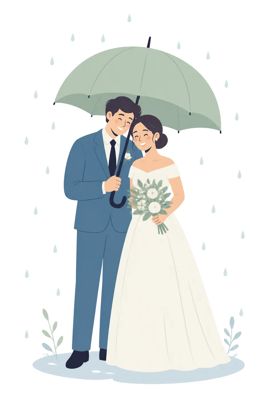 Under One Umbrella, Flat style