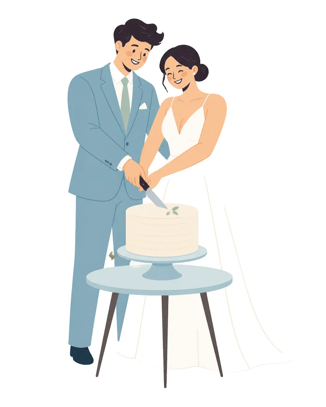 Cake Cutting, Flat style