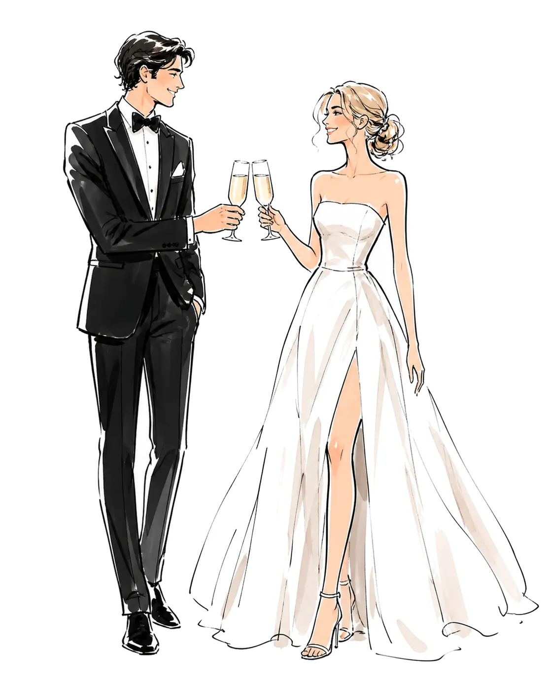 Champagne Toast, Fashion style