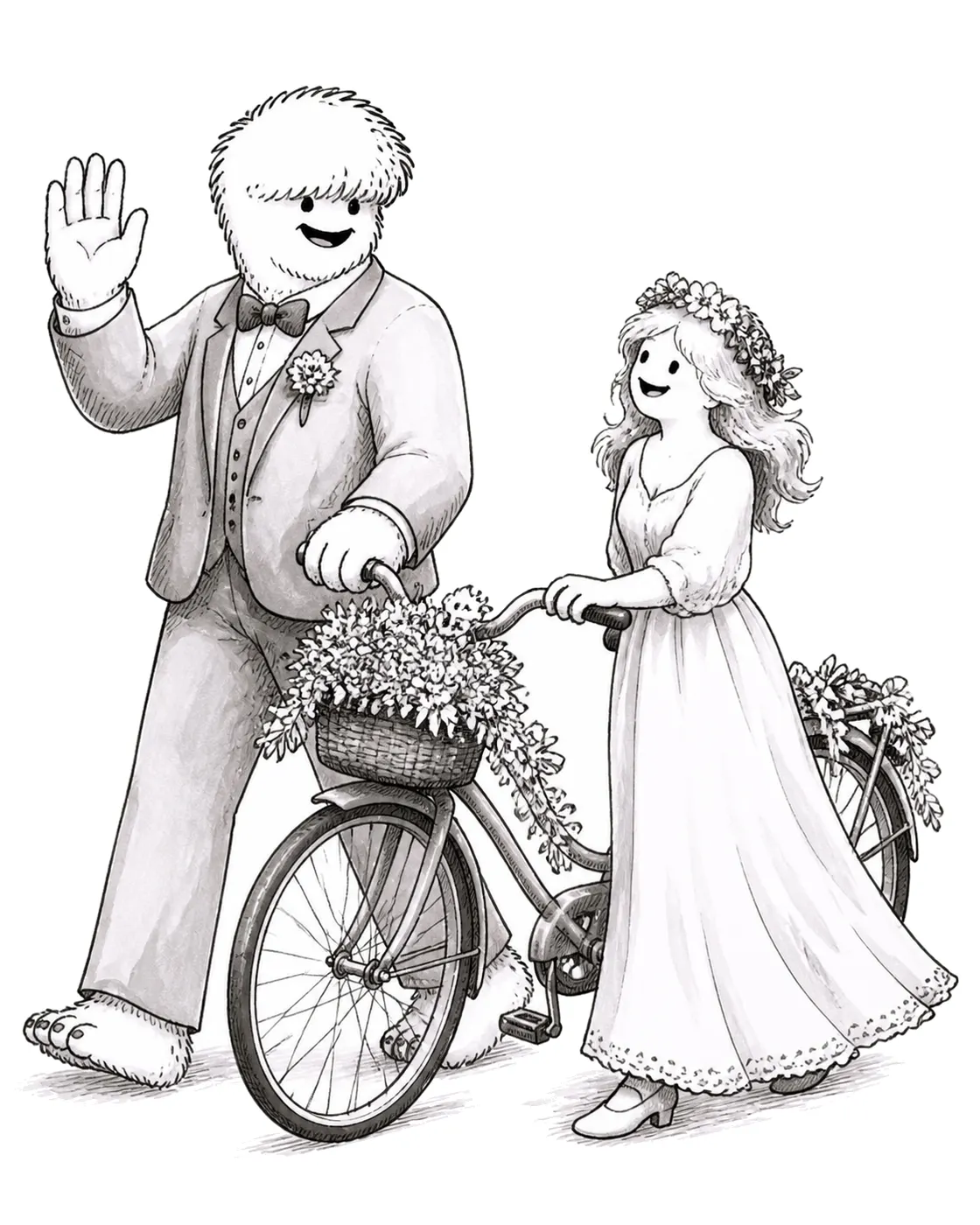 Bicycle Departure, Curiosa style