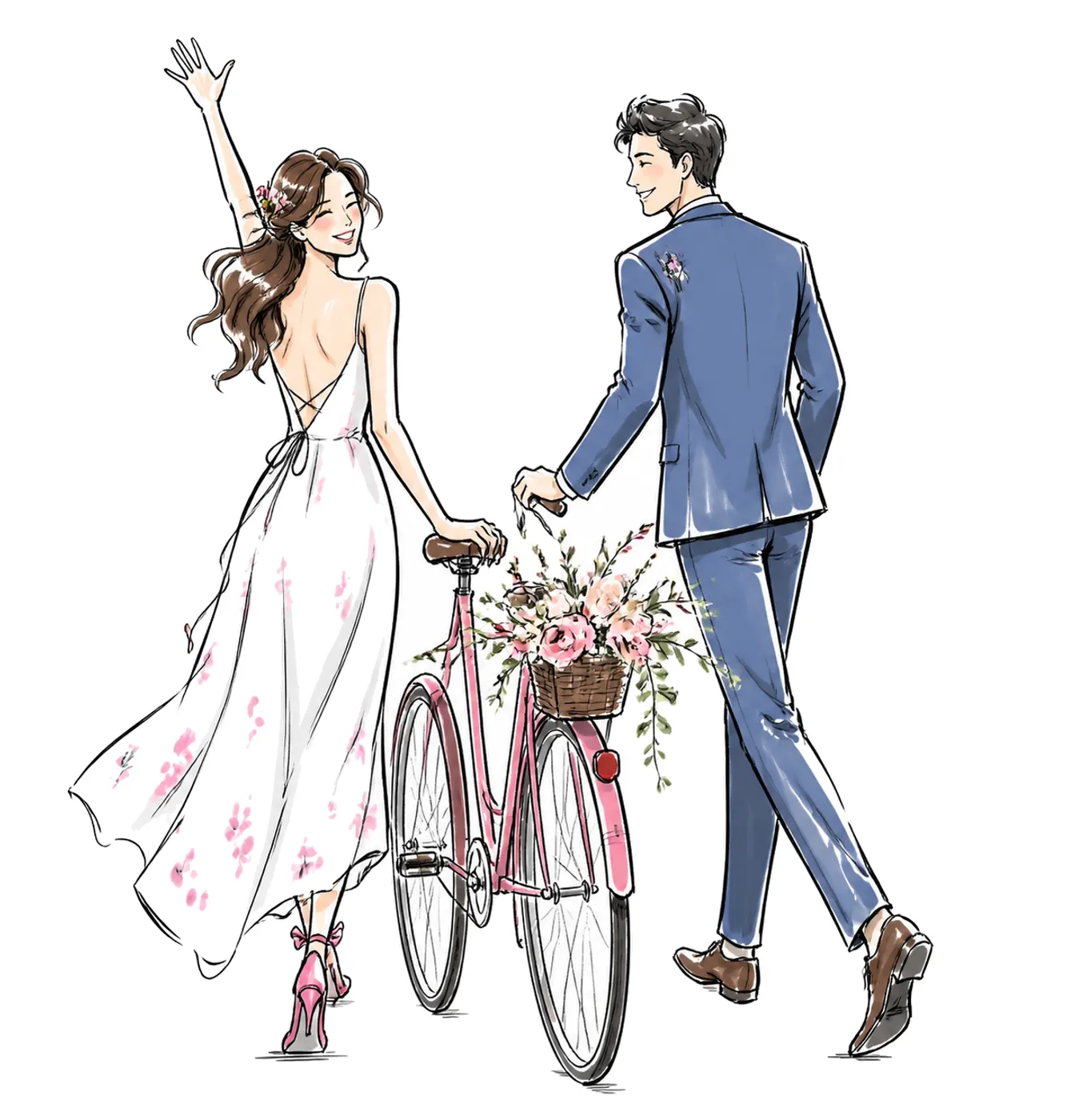 Bicycle Departure, Fashion style