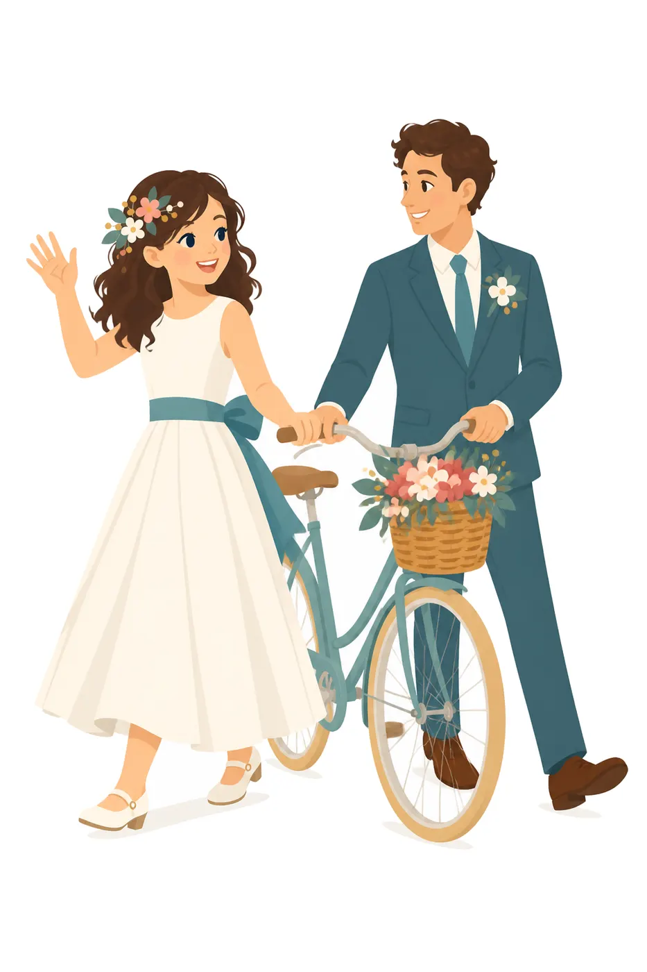 Bicycle Departure, Graphical style