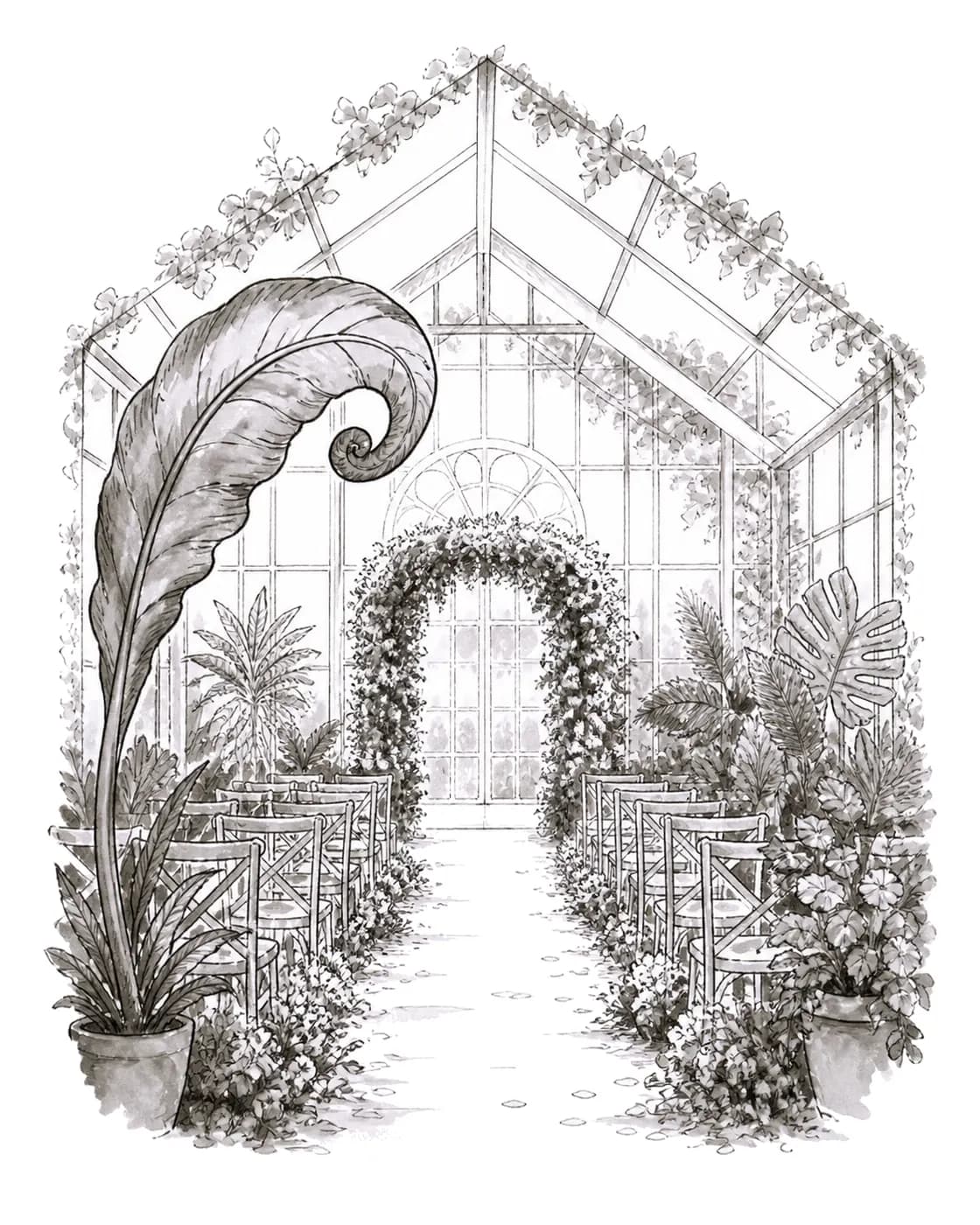 Glasshouse Wedding, Curiosa style