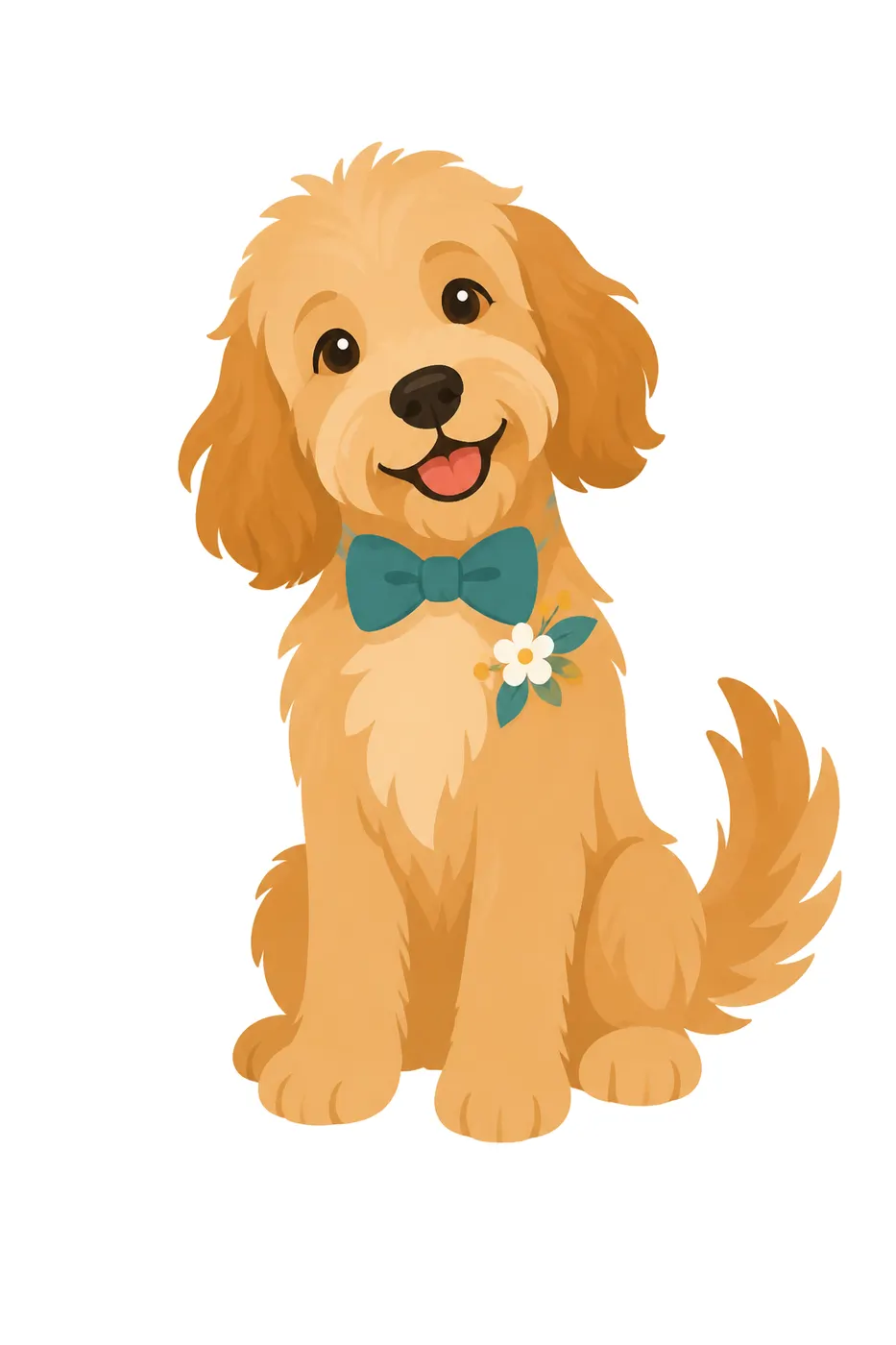 Dog in Bow Tie, Graphical style