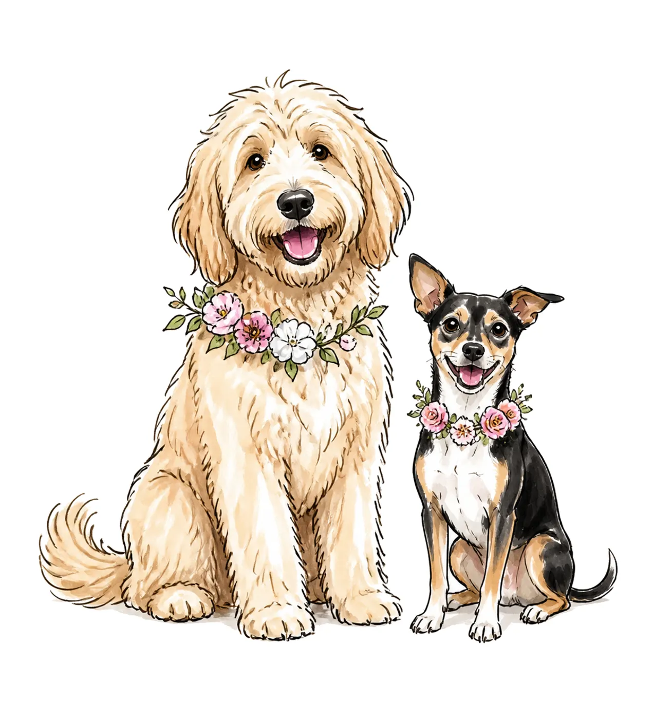 Two Wedding Dogs, Fashion style