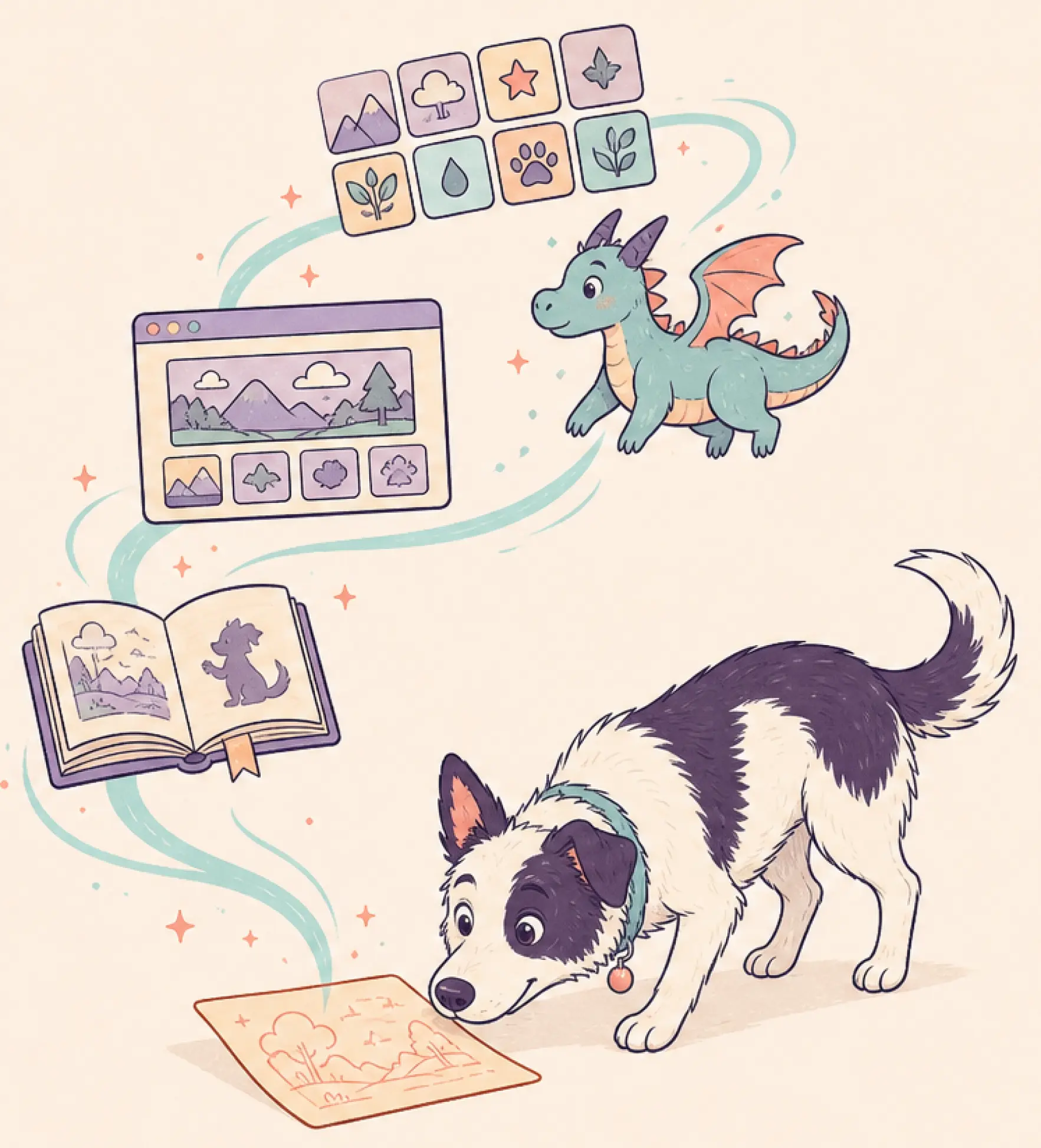 Fig exploring illustrated worlds, books, brands and characters